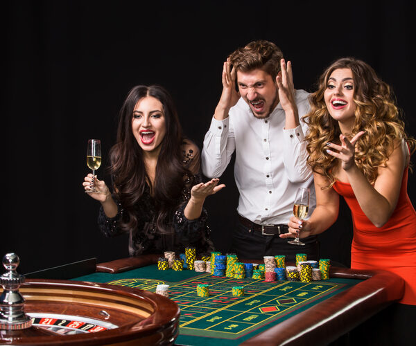 Емоции около рулетка